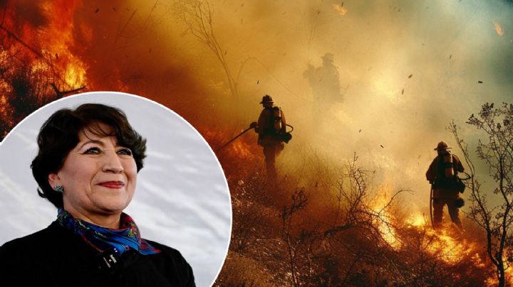 Este es el plan de Delfina Gómez para combatir los incendios forestales en Edomex