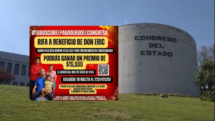 Piden ayuda para el "Panadero del Congreso", necesita 200,000 pesos para tratamiento de cáncer