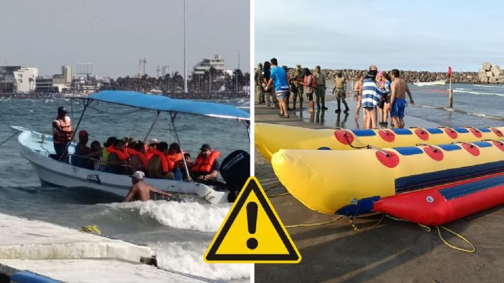 Barco con turistas se hunde en el mar de Veracruz; así fue el rescate
