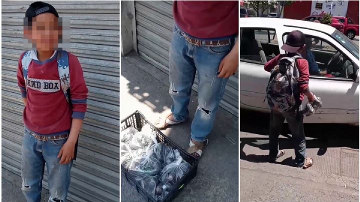 Influencer hace llorar a niño vendedor de aguacates en Hidalgo | VIDEO