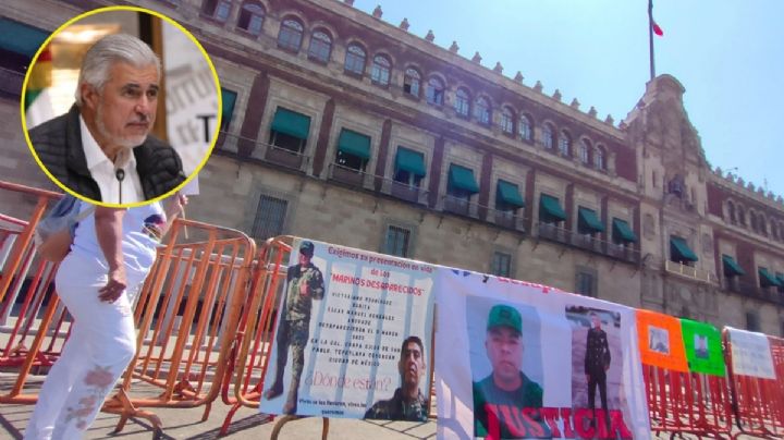 Anuncian marcha por marinos desaparecidos como escoltas de José Narro