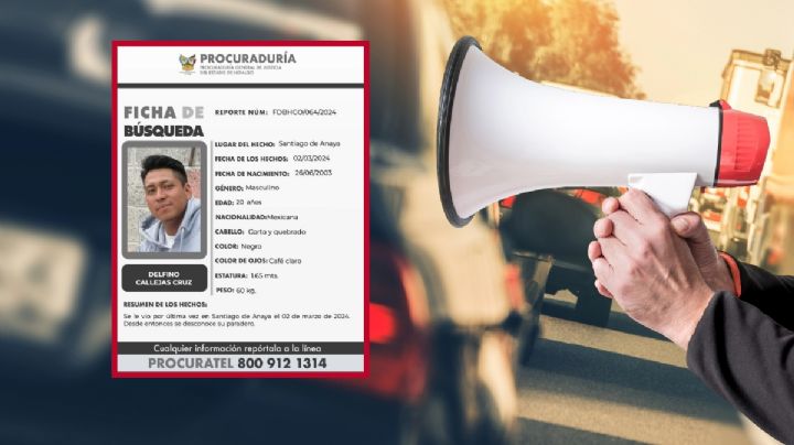 Bloqueo nocturno en la México-Laredo por desaparición de joven hidalguense