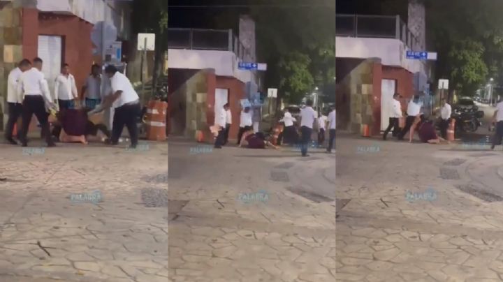 Taxistas que golpearon a turistas en Playa del Carmen son suspendidos