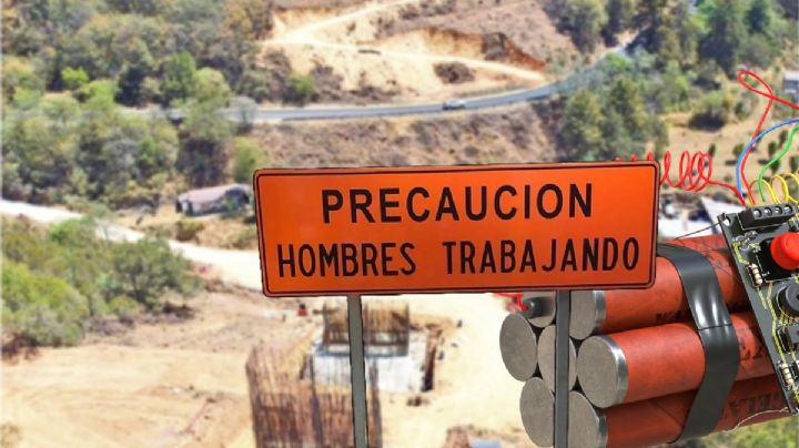 Carretera Real del Monte-Huasca, cerrada por por explosión