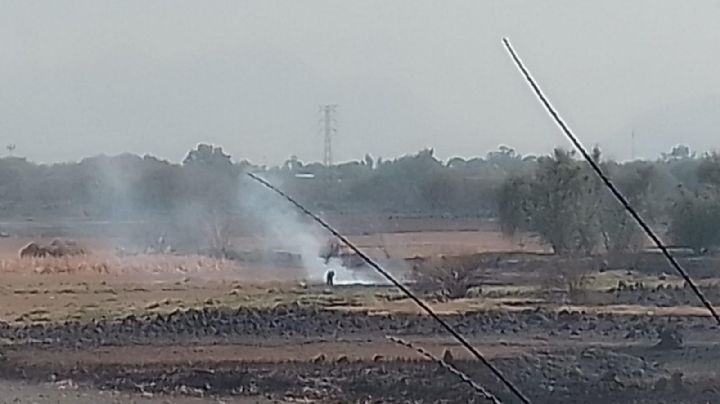 Incendio en el Vaso Regulador “El Cristo”; 4 días y no terminan de sofocarlo