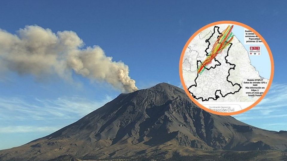 ¿Cenizas del Popocatépetl en Veracruz Esto aclara Protección Civil