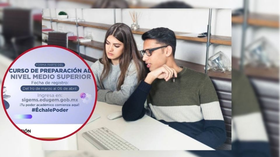 Abren curso GRATIS de asignación a la Educación Media Superior para Edomex