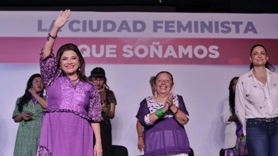 “Quiero construir una ciudad feminista”: Clara Brugada promete trabajar agenda de género
