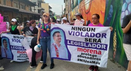 Ningún violador será legislador, gritan mujeres en Huejutla