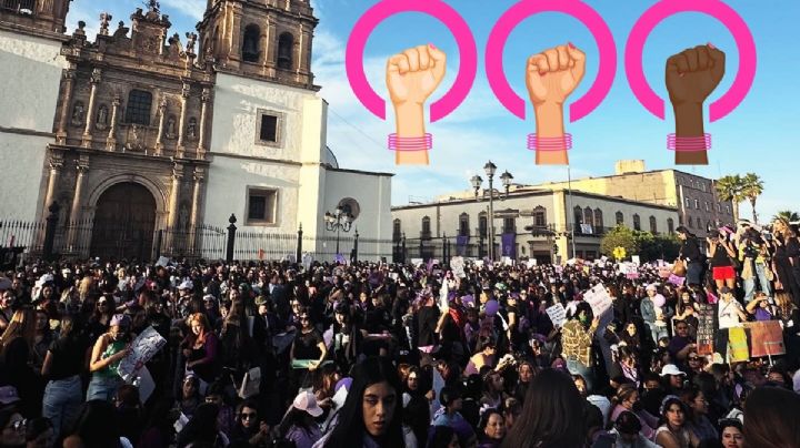 La marea morada inundó Durango para exigir que pare la violencia y corrupción