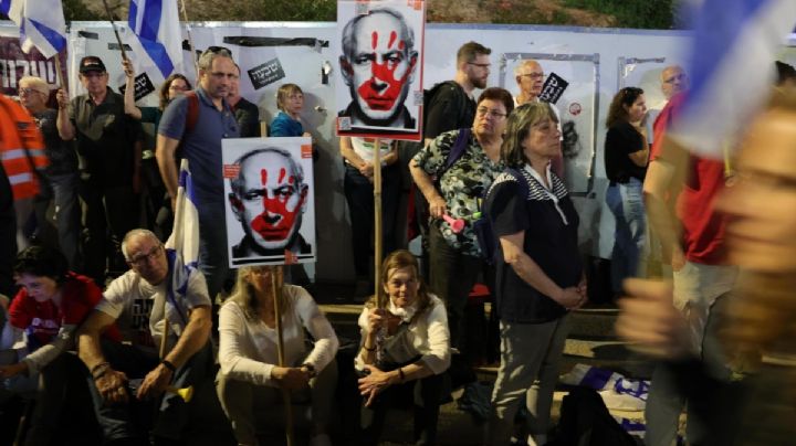 Israel: 100,000 personas piden la renuncia de Benjamín Netanyahu y buscan elecciones anticipadas