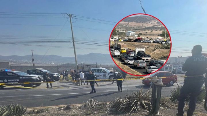 Muere hombre atropellado en la México-Laredo; tráfico a la altura de San Agustín Tlaxiaca