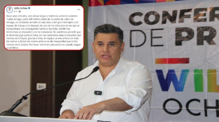 Violencia electoral: Comando roba camioneta de candidato a senador por Chiapas