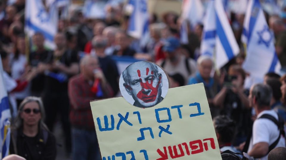 Siguen protestas en Israel, exigen la renuncia de Netanyahu