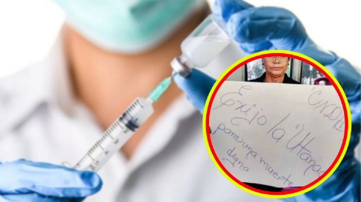 Mujer en Pachuca pide con carteles que le practiquen la eutanasia