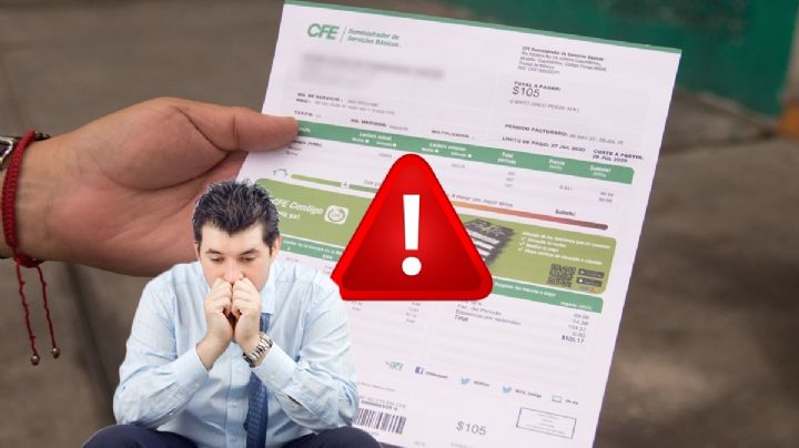 CFE: Estos son los recibos que llegarán más caros en los próximos meses