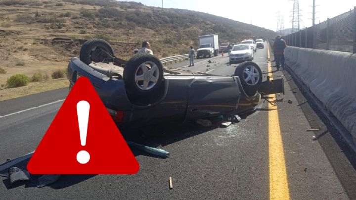 Volcadura en la Pachuca-Tulancingo deja a una persona sin vida