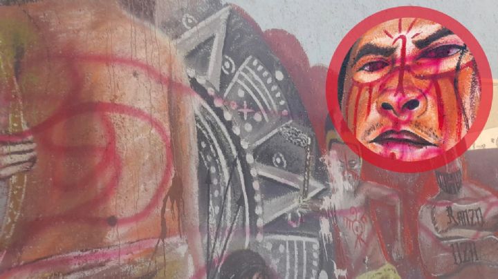 Vandalizan murales en Misión de Chichimecas, fueron pintados por jóvenes