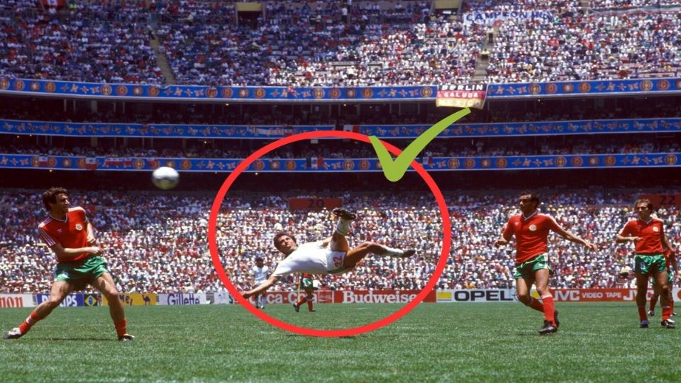 El gol de Manuel Negrete en el Mundial