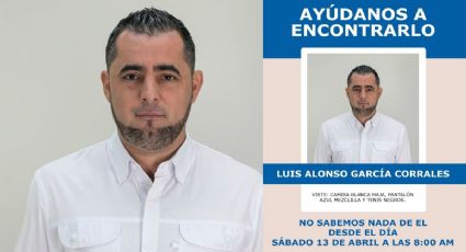 Reportan desaparición del candidato a regidor, Luis Alonso García, en Culiacán
