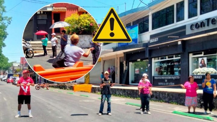 Cierran avenida Ruiz Cortines de Xalapa: protestan por 12 días sin agua