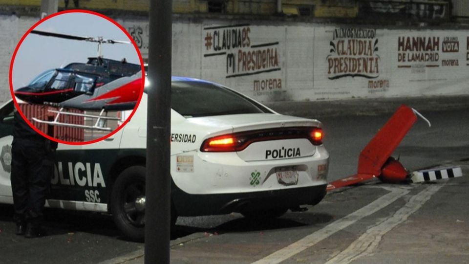 El helicóptero que cayó en la alcaldía Coyoacán se dedicaba a brindar vuelos turísticos