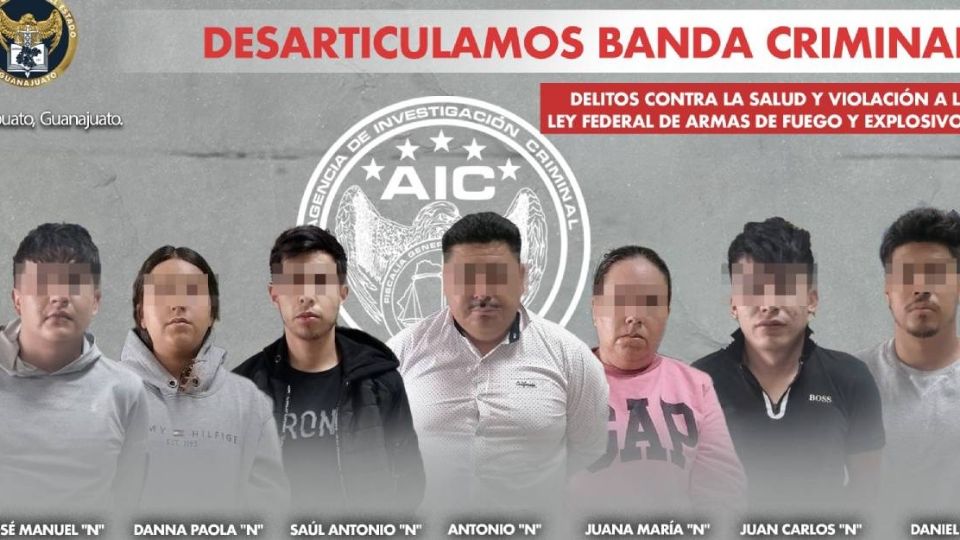 La banda operaba en Irapuato y municipos a su alrededor.
