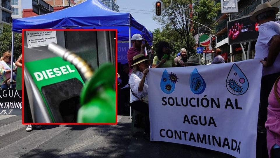 Agua contaminada en BJ: Oposición responsabiliza a Pemex; Afirman que el contaminante es Diésel