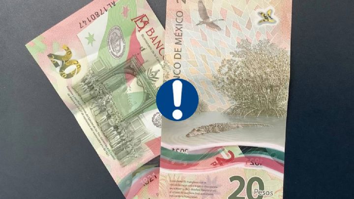 ¿Tienes este billete de 20 pesos? Checa esto