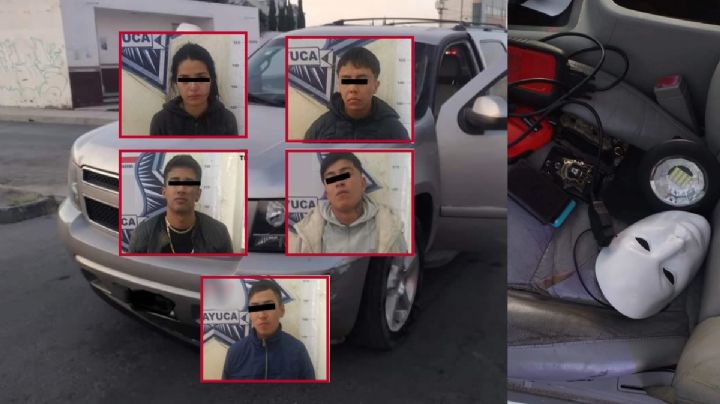 Jóvenes se hacían pasar por policías para delinquir en Tizayuca