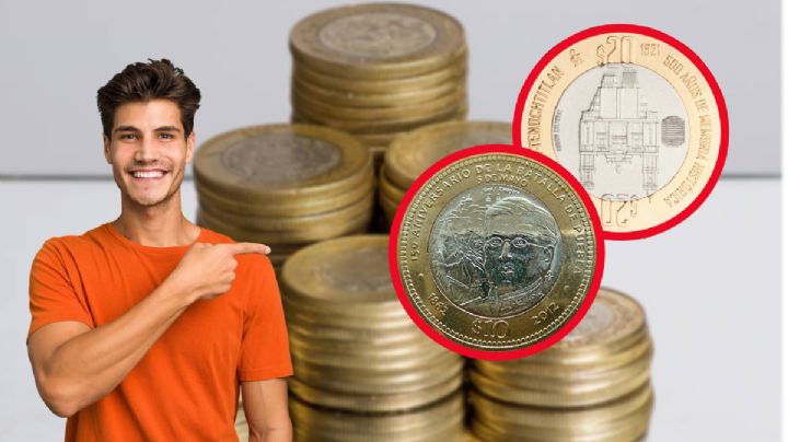 ¿Cómo serán las nuevas monedas de 10 y 20 pesos?