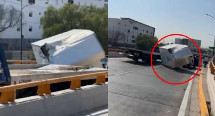 ¡Otra vez! se atora otra camioneta en el Malecón del Río; hay un accidente cada dos días