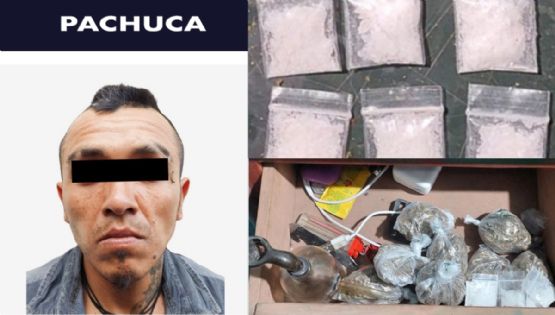 Desmantelan centro para venta de drogas en Pachuca; detienen a El Gorupo