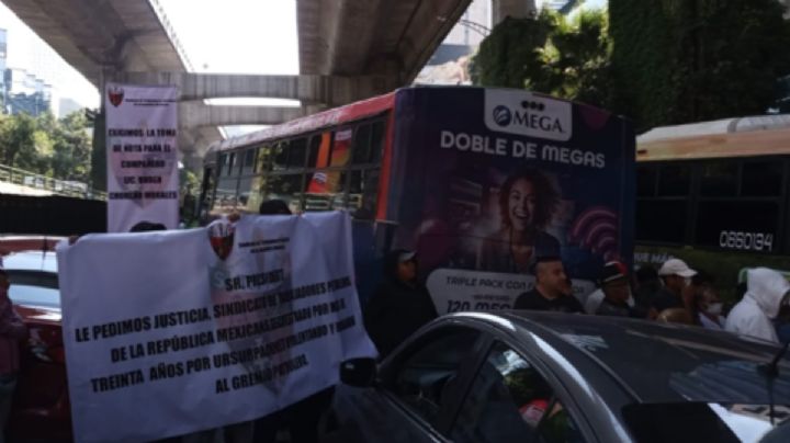 Caos en Periférico Sur ¿por qué trabajadores de Pemex protestan este 17 abril?