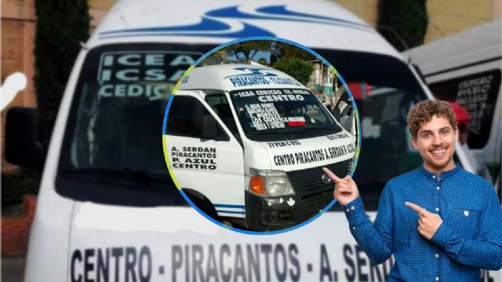 Regresa esta ruta de combis en Pachuca; sale desde el centro