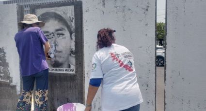Rostros de desaparecidos en avenida Cuauhtémoc de Veracruz ¿Quién los pinta?