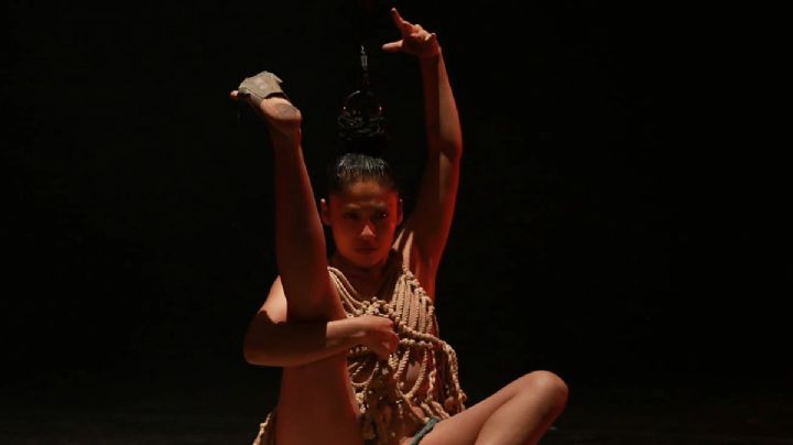 Arte circense y danza: funciones de “Cihuacoatl, la hija de la serpiente”, en Parque Hidalgo