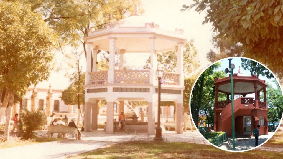 Así estaba el kiosco en el jardín de San Francisco en el Coecillo hace 47 años