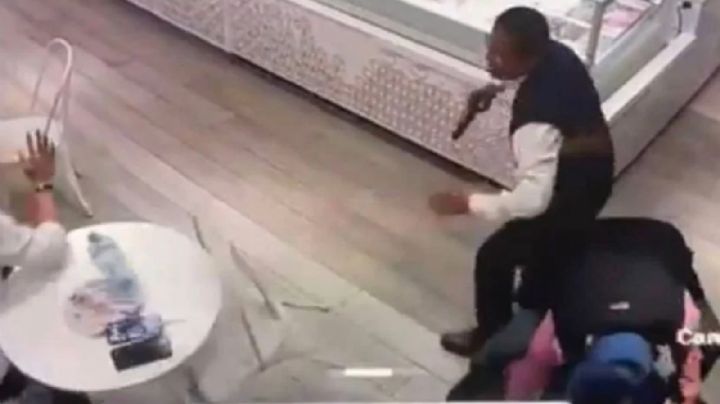 Afuera del debate, asaltan a secretario de candidata de Morena; Guardia Nacional no vio nada |VIDEO