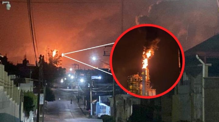 VIDEO: Esto pasó en la refinería de Minatitlán que alarmó a pobladores hoy 19 de abril