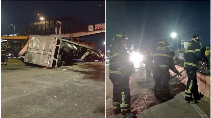 Metro CDMX; Caos en la Línea 5 por volcadura de tráiler, todo lo que sabemos
