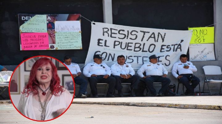 Layda Sansores anuncia “limpia” de 9 policías y perdona a su Secretaria Marcela Muñoz