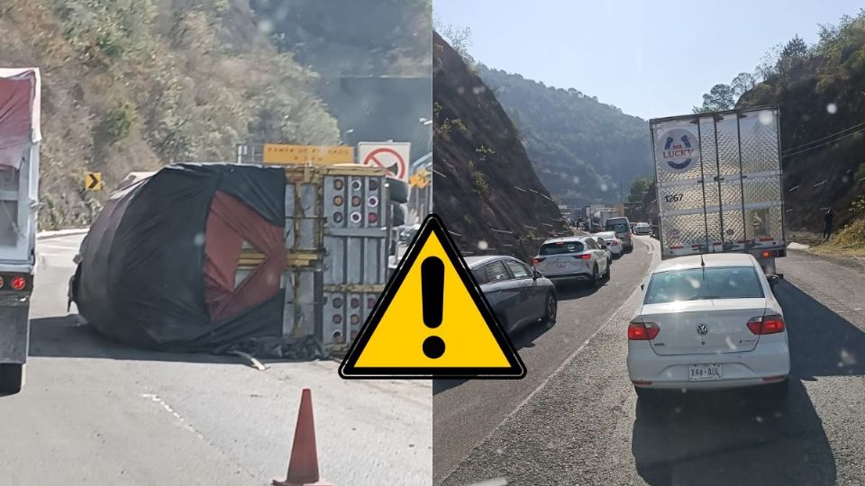 Accidentes causan cierre en pista Puebla-Orizaba, zona de Cumbres de Maltrata