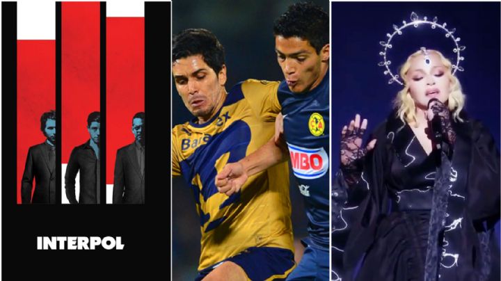 Madona, Interpol, Pumas vs América y otros eventos masivos de este sábado