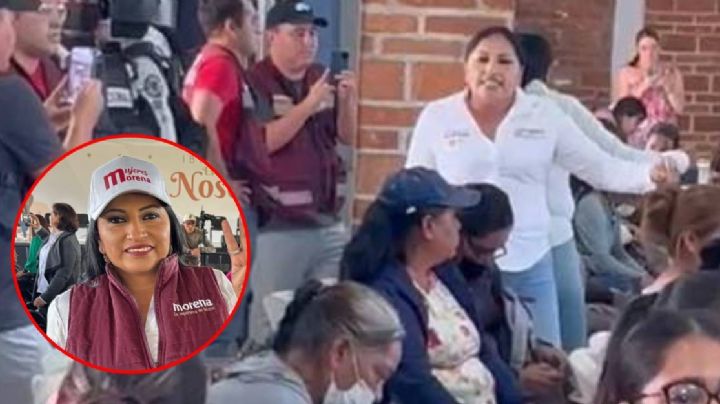 Candidata a diputada federal por Morena pide voto en Centro Social Impulso