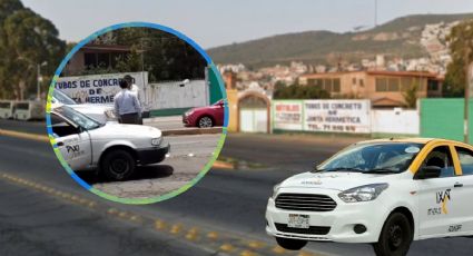 A taxista de Pachuca no le importó parar el tráfico para pelear con automovilista | VIDEO