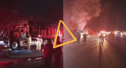 Accidente en Maltrata: Cierran autopista Puebla-Orizaba por incendio de tractocamión