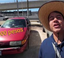 Youtuber encuentra gangas en tianguis de autos de Pachuca
