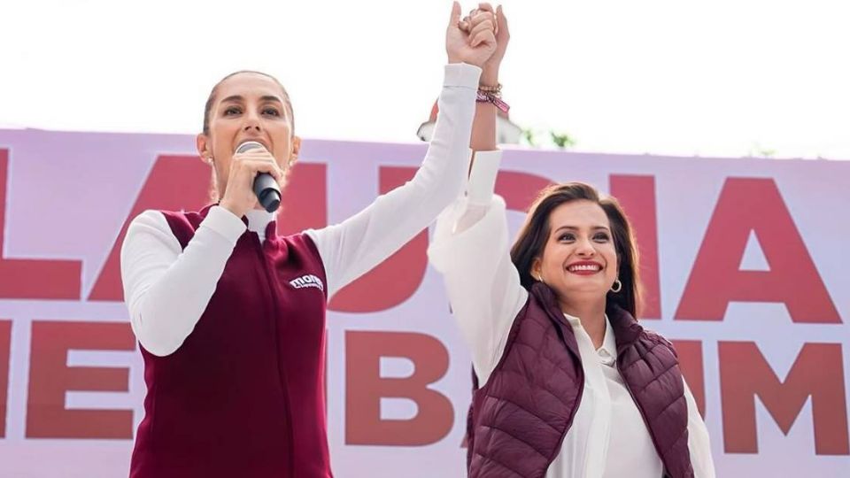 Claudia Sheinbaum candidata a la presidencia de la República por Morena visitará Guanajuato el 3 y 4 de mayo y estará acompañada por Alma Alcaraz.