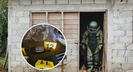 Este es el arsenal y drogas aseguradas durante cateo de casa en Tuxpan